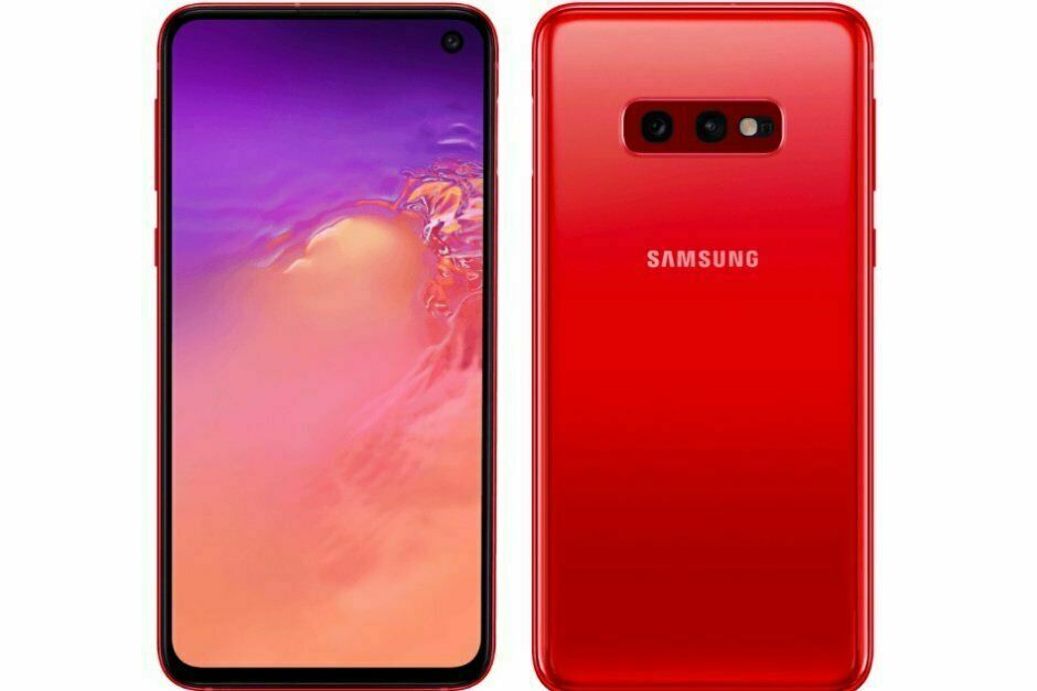 buy Cell Phone Samsung Galaxy S10E SM-G970U 128GB - Cardinal Red - click for details